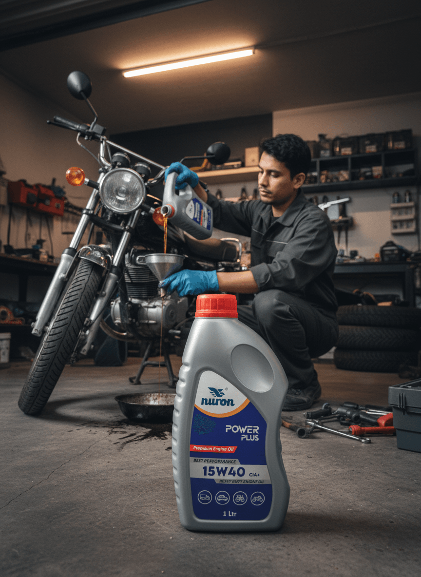 Nuron 15W40 Power Plus Heavy Duty Engine Oil (1 L)
